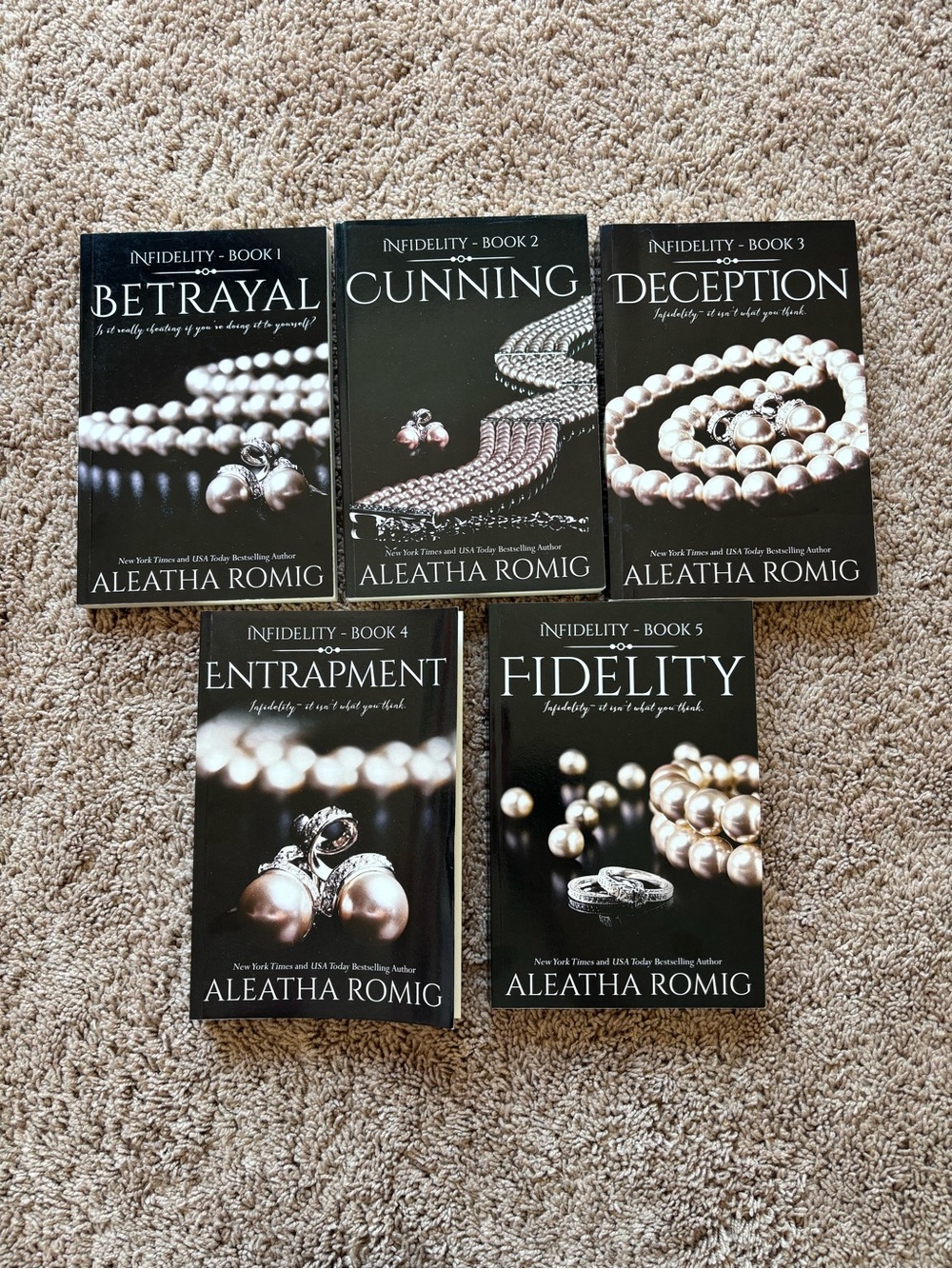 Infidelity Series by Aleatha Romig
